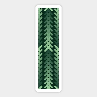 Green arrow heads Sticker